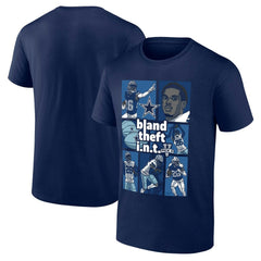 DaRon Bland Dallas Cowboys Pick Six T-Shirt - Navy T-shirts