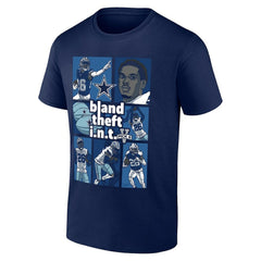 DaRon Bland Dallas Cowboys Pick Six T-Shirt - Navy T-shirts