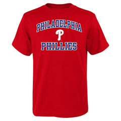 Philadelphia Phillies Youth Heart & Soul T-Shirt - Red T-shirts