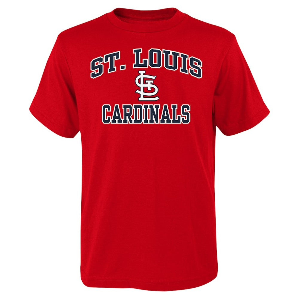 St. Louis Cardinals Youth Heart & Soul T-Shirt - Red T-shirts