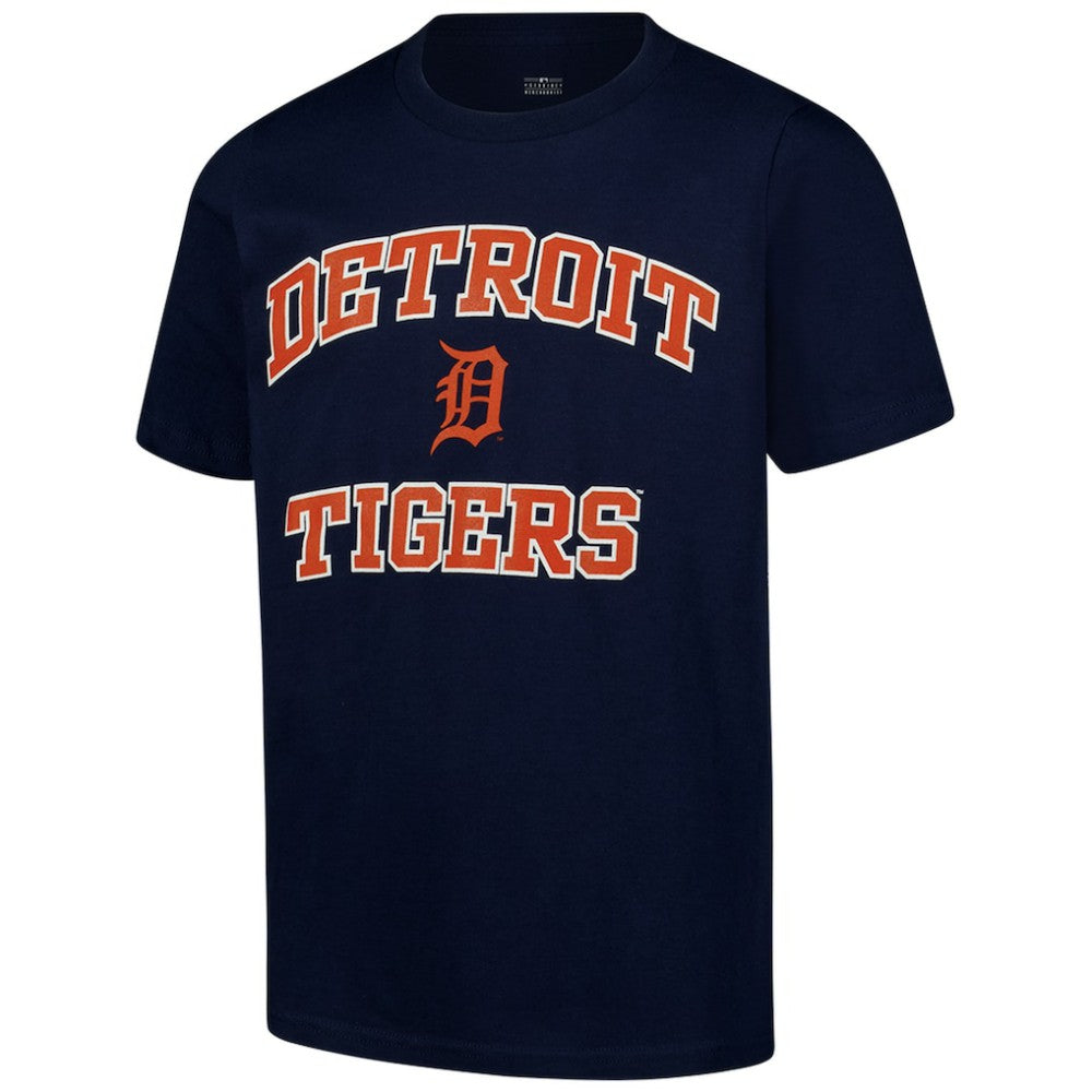 Detroit Tigers Youth Heart & Soul T-Shirt - Navy T-shirts