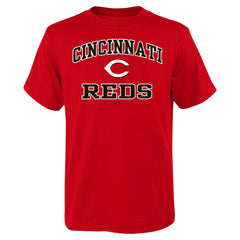 Cincinnati Reds Youth Heart & Soul T-Shirt - Red T-shirts