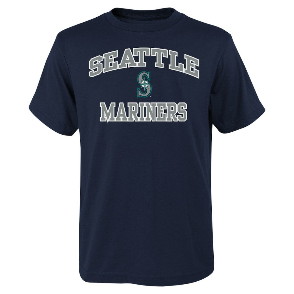 Seattle Mariners Youth Heart & Soul T-Shirt - Navy T-shirts