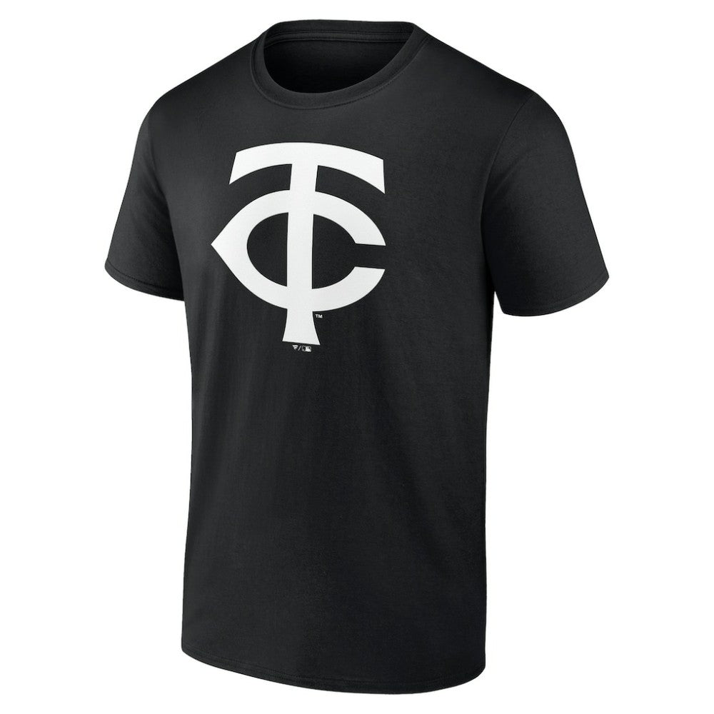 Minnesota Twins Monochrome Personalized Name & Number T-Shirt - Black T-shirts