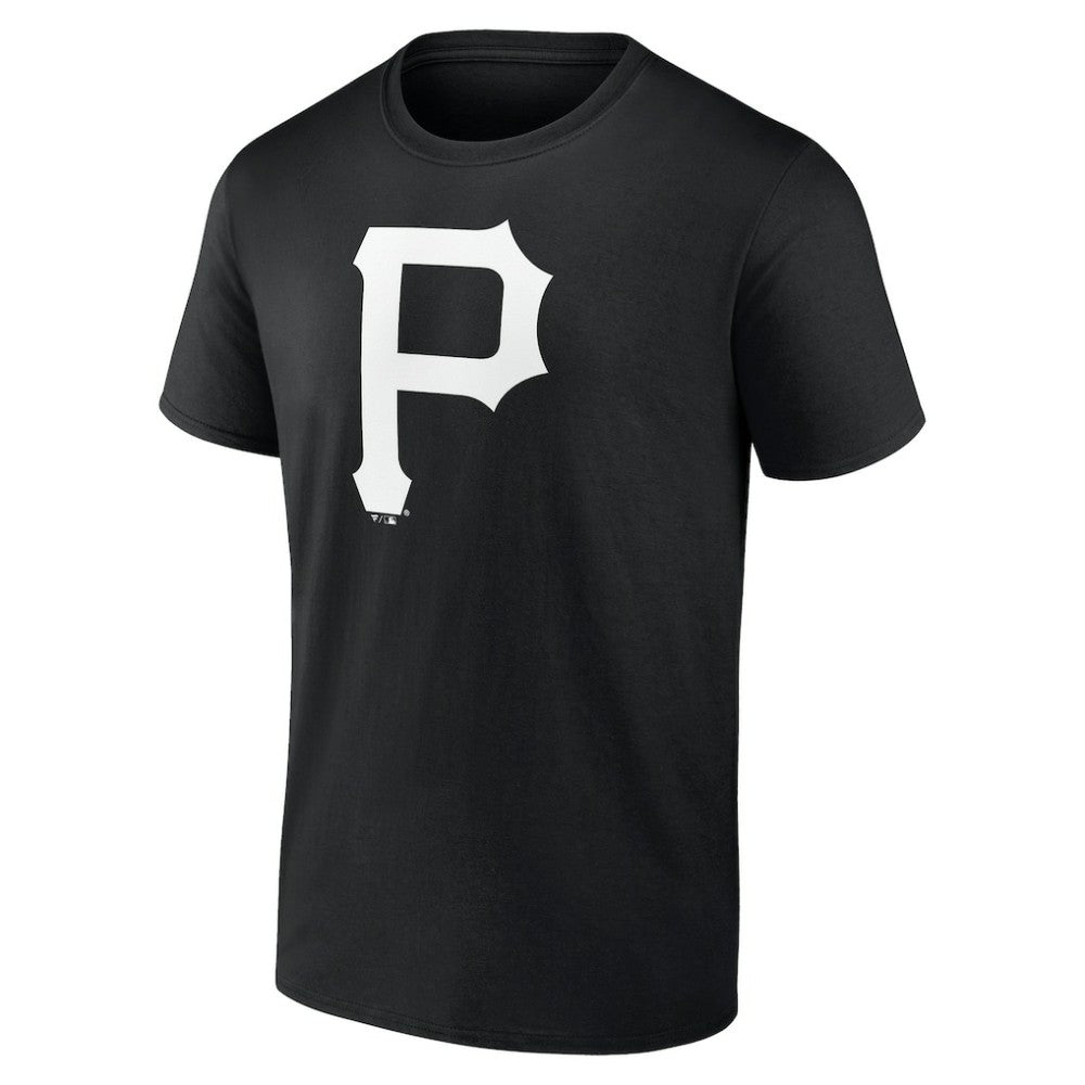 Pittsburgh Pirates Monochrome Personalized Name & Number T-Shirt - Black T-shirts