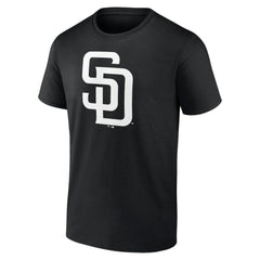 San Diego Padres Monochrome Personalized Name & Number T-Shirt - Black T-shirts