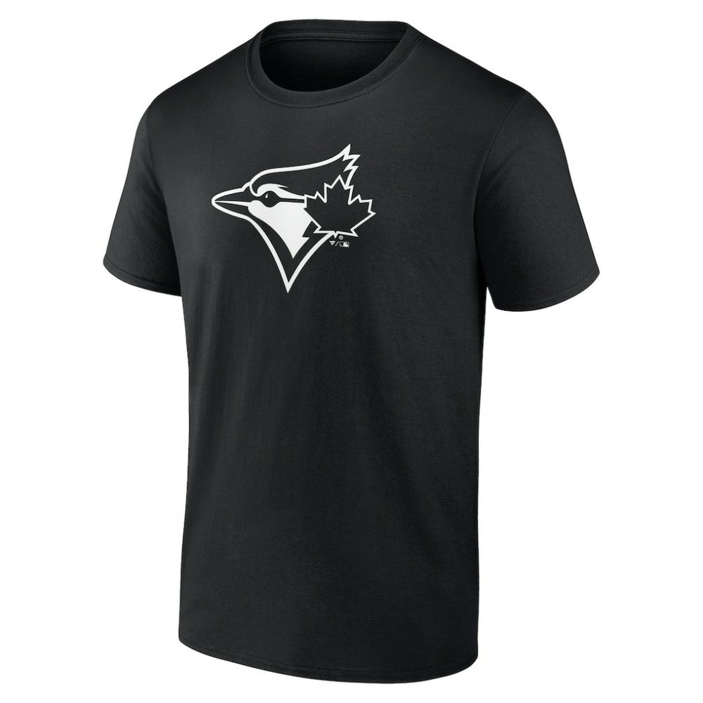 Toronto Blue Jays Monochrome Personalized Name & Number T-Shirt - Black T-shirts