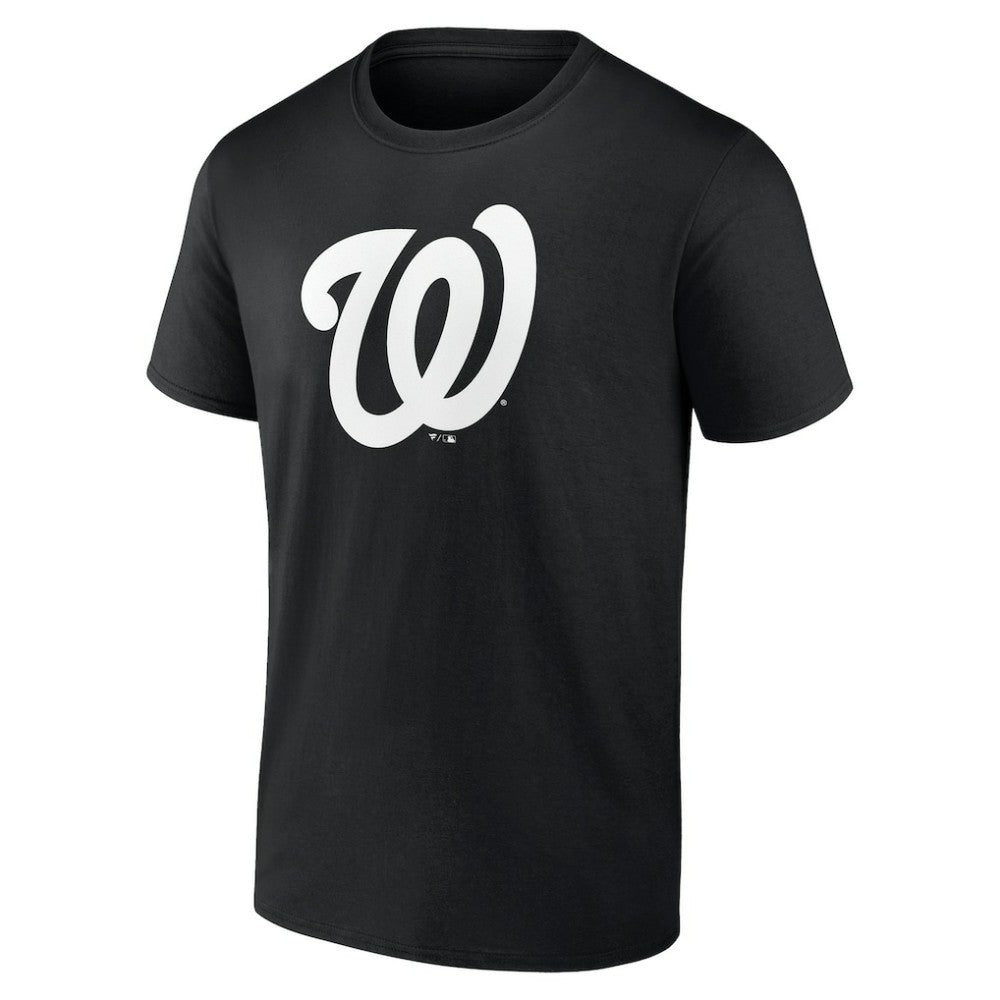 Washington Nationals Monochrome Personalized Name & Number T-Shirt - Black T-shirts