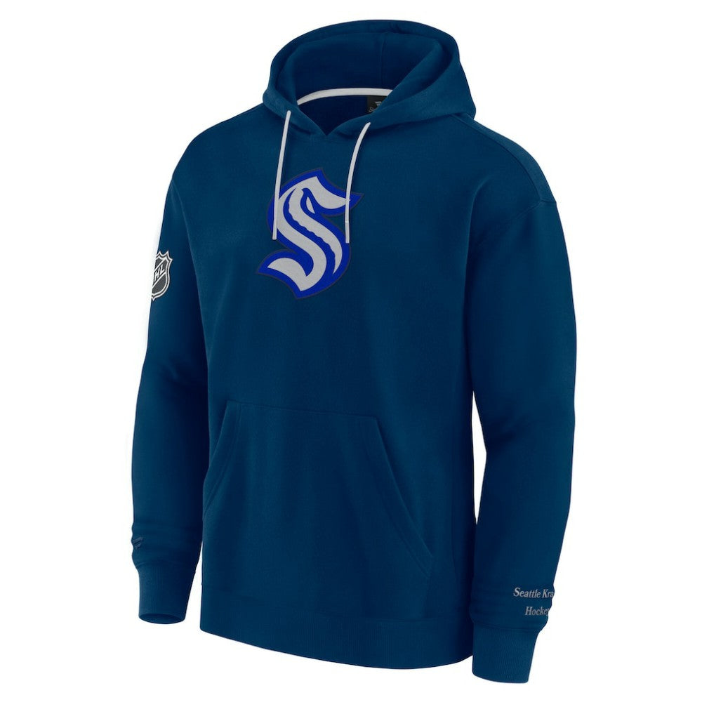 Seattle Kraken Fanatics Elements Pace Pullover Hoodie - Deep Sea Blue | US 201058808