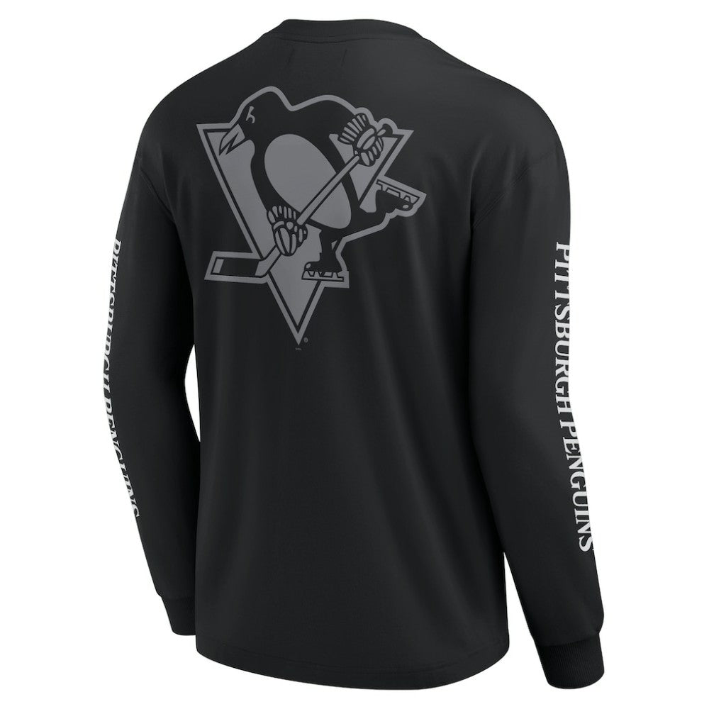 Pittsburgh Penguins Fanatics Elements Strive Long Sleeve T-Shirt - Black | US 201058845