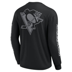 Pittsburgh Penguins Fanatics Elements Strive Long Sleeve T-Shirt - Black | US 201058845