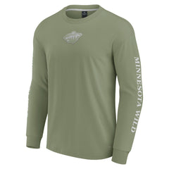 Minnesota Wild Fanatics Elements Strive Long Sleeve T-Shirt - Olive | US 201058846