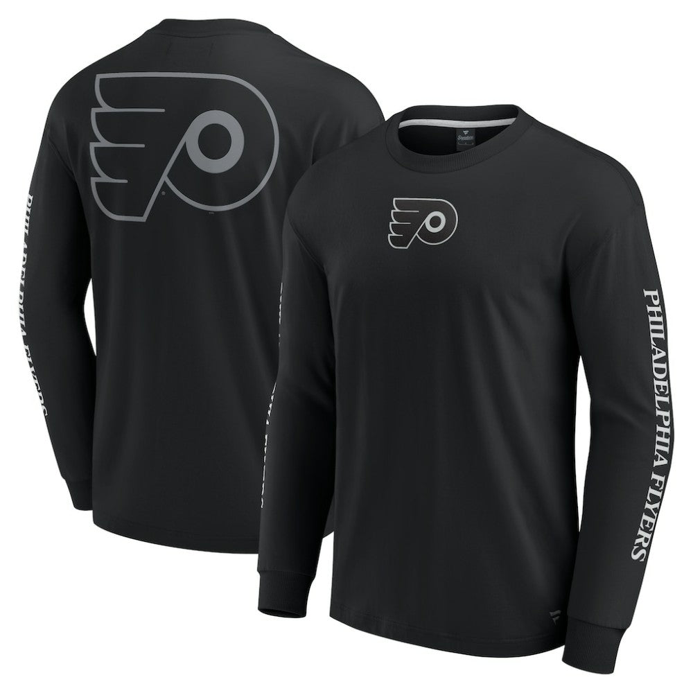 Philadelphia Flyers Fanatics Elements Strive Long Sleeve T-Shirt - Black | US 201058859