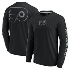 Philadelphia Flyers Fanatics Elements Strive Long Sleeve T-Shirt - Black | US 201058859