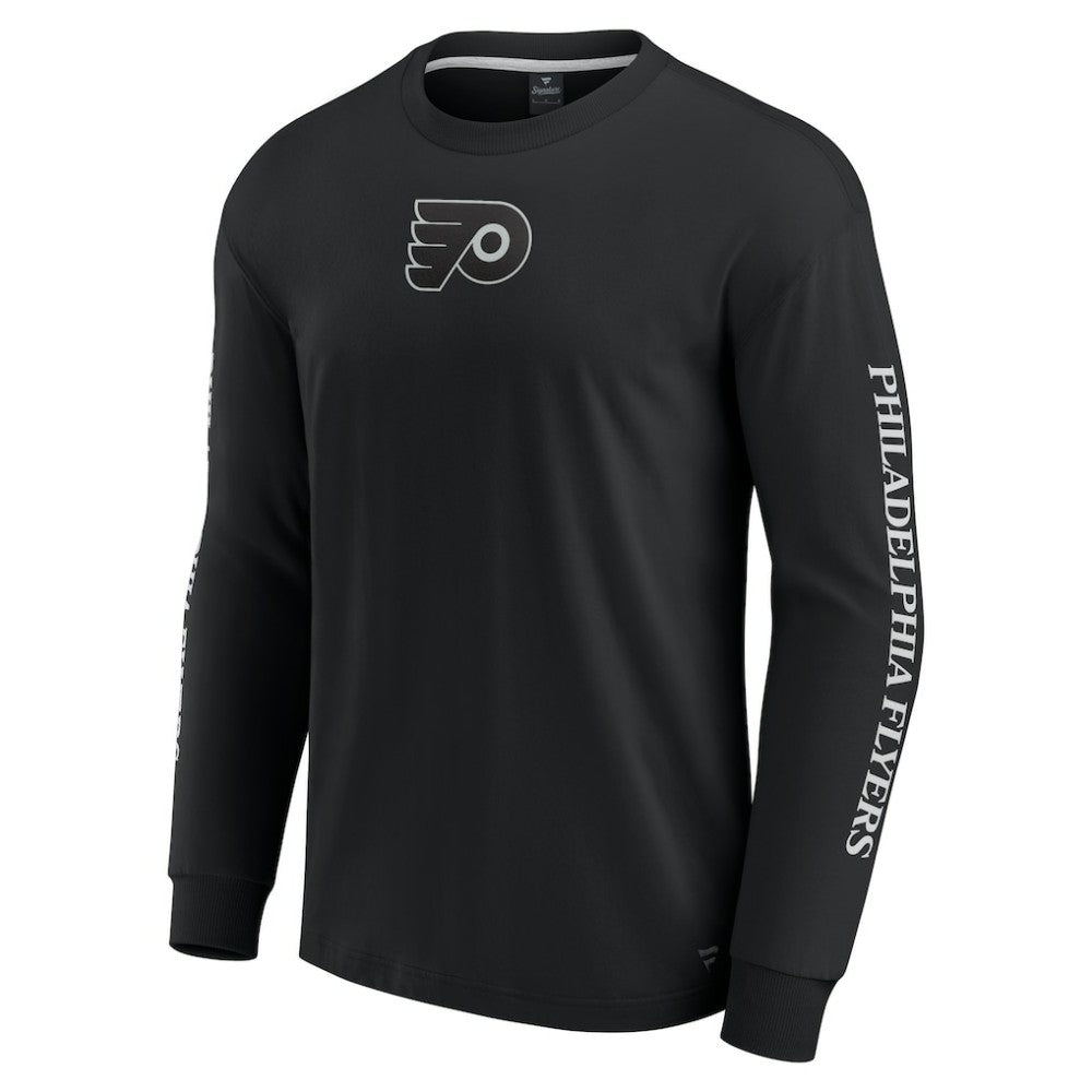 Philadelphia Flyers Fanatics Elements Strive Long Sleeve T-Shirt - Black | US 201058859
