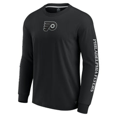 Philadelphia Flyers Fanatics Elements Strive Long Sleeve T-Shirt - Black | US 201058859