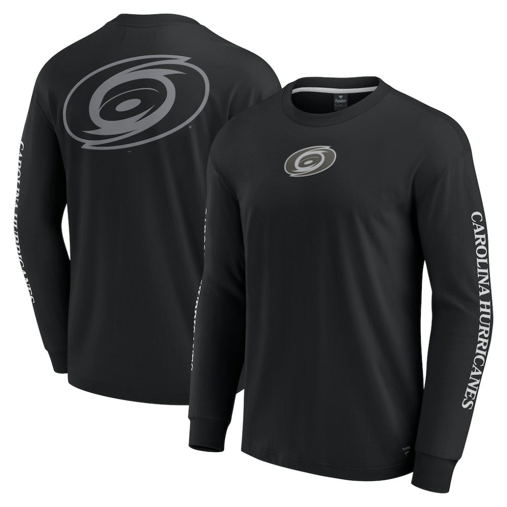 Carolina Hurricanes Fanatics Elements Strive Long Sleeve T-Shirt - Black | US 201058892