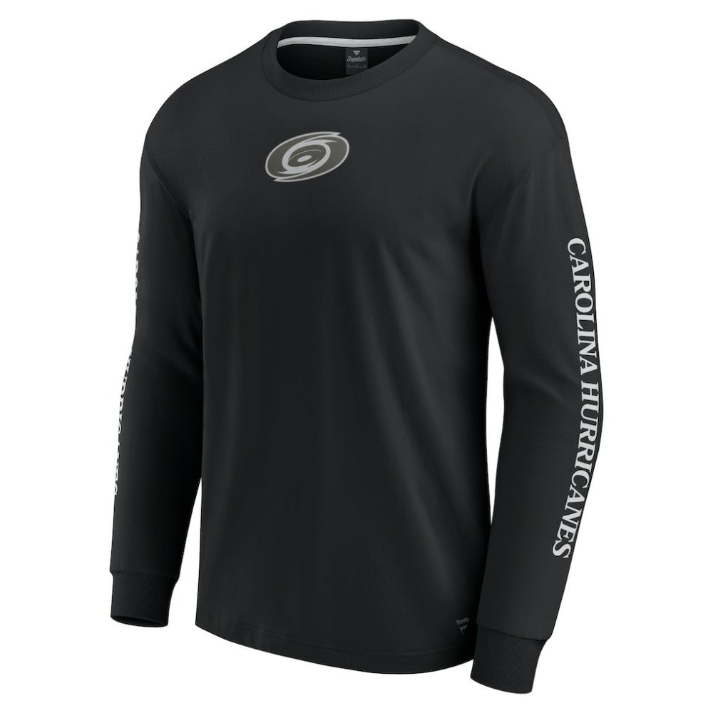 Carolina Hurricanes Fanatics Elements Strive Long Sleeve T-Shirt - Black | US 201058892