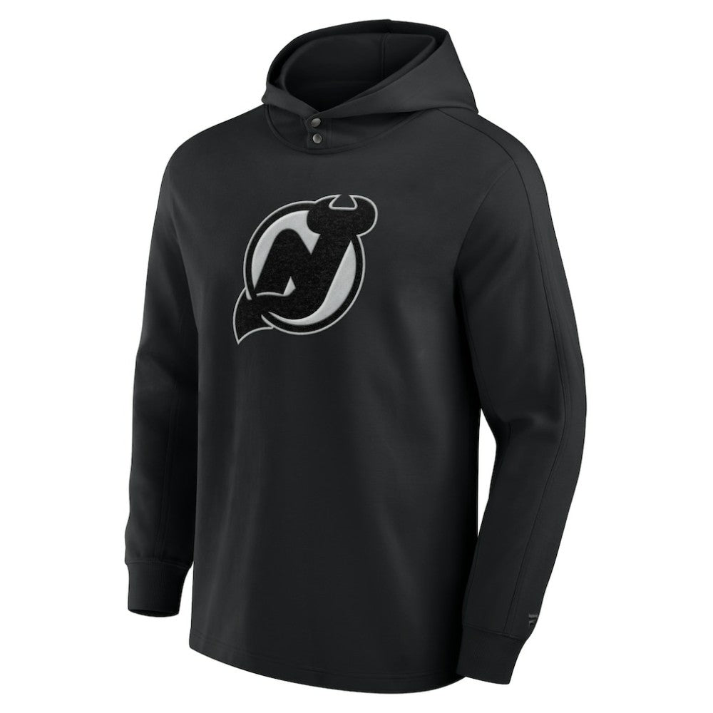 New Jersey Devils Fanatics Elements Blaze Tri-Blend Long Sleeve Hoodie T-Shirt - Black | US 201058992