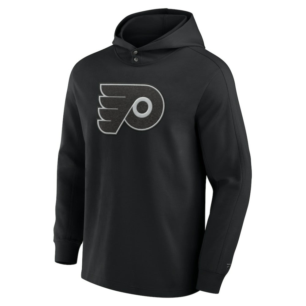 Philadelphia Flyers Fanatics Elements Blaze Tri-Blend Long Sleeve Hoodie T-Shirt - Black | US 201059002