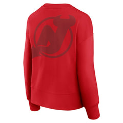 New Jersey Devils Fanatics Women's Elements Flow Pullover Sweatshirt - Red | US 201059069