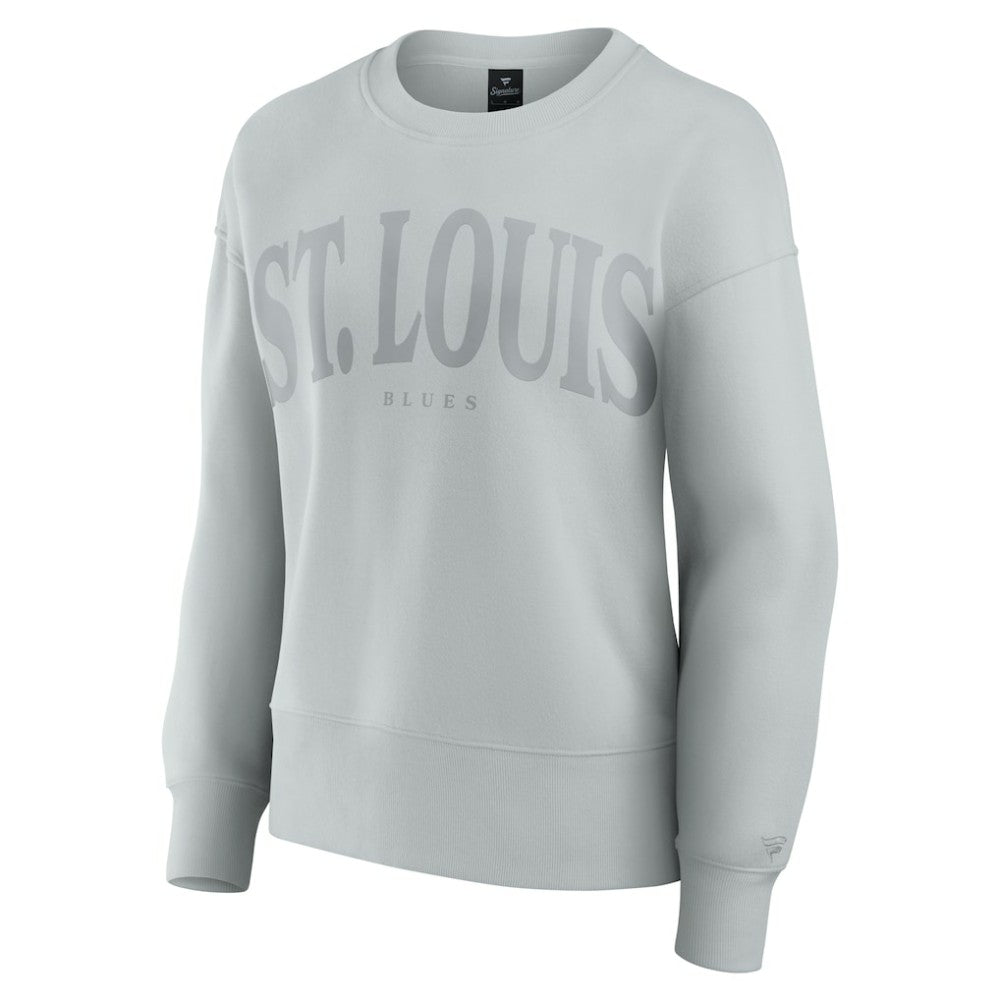 St. Louis Blues Fanatics Women's Elements Flow Pullover Sweatshirt - Gray | US 201059073