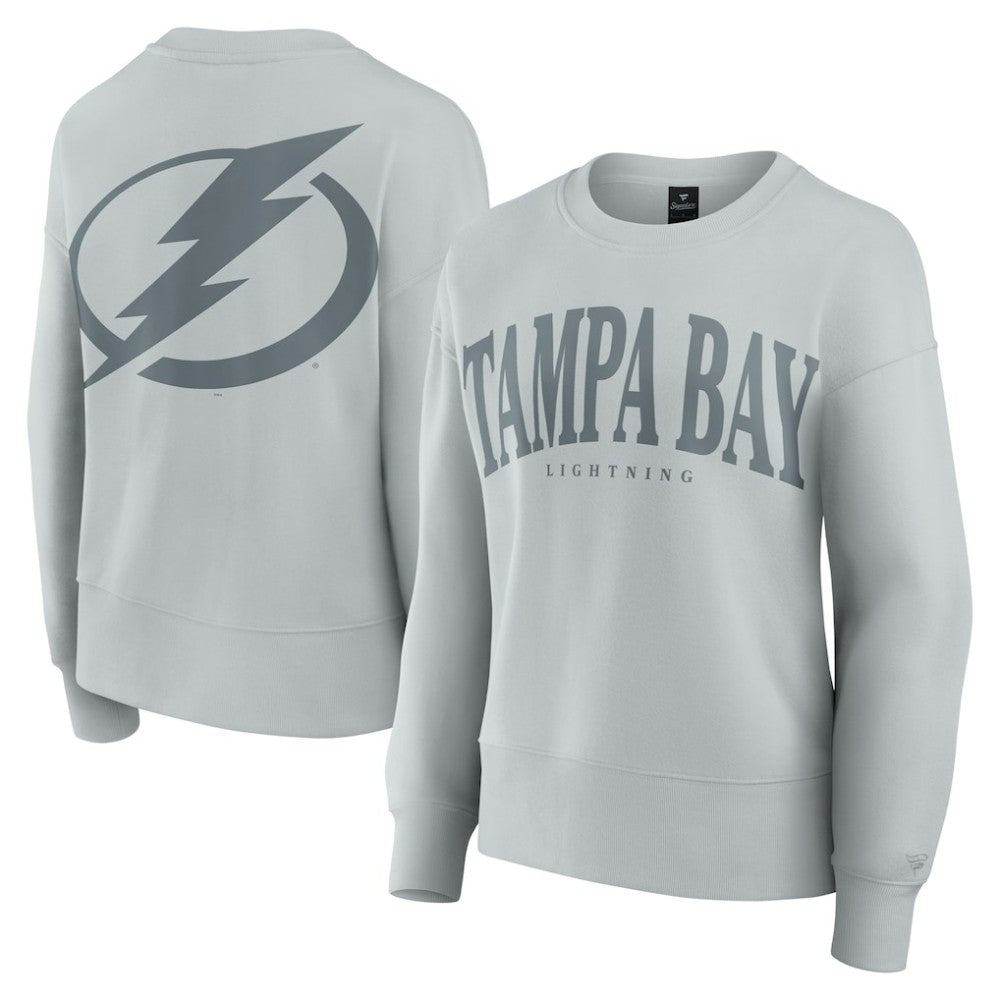Tampa Bay Lightning Fanatics Women's Elements Flow Pullover Sweatshirt - Gray | US 201059075