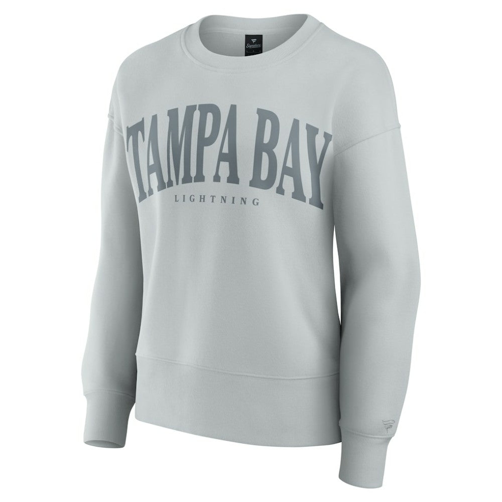 Tampa Bay Lightning Fanatics Women's Elements Flow Pullover Sweatshirt - Gray | US 201059075