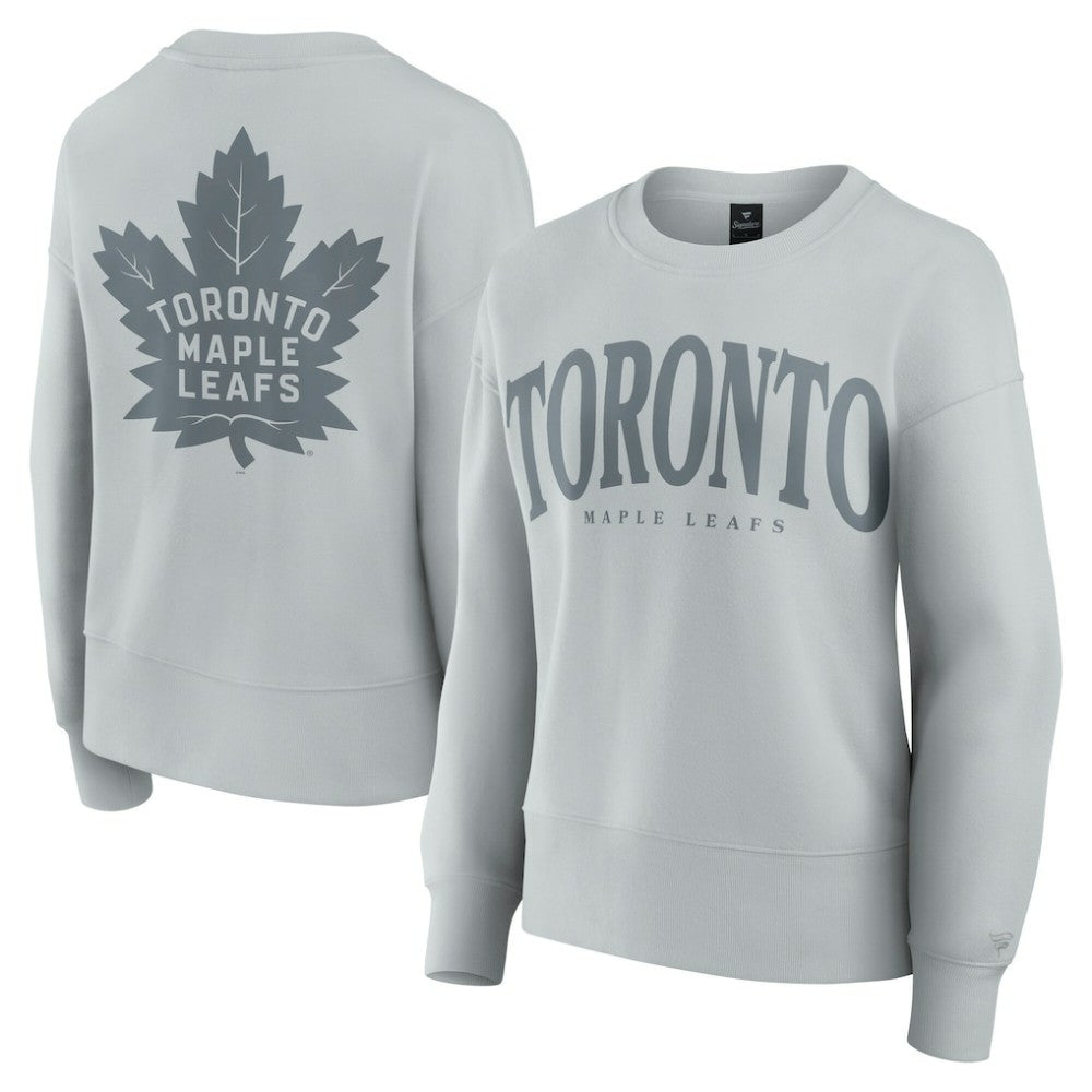 Toronto Maple Leafs Fanatics Women's Elements Flow Pullover Sweatshirt - Gray | US 201059076