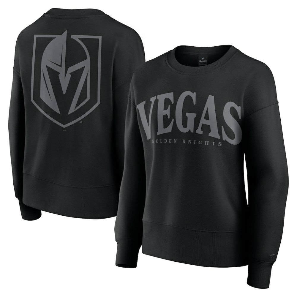 Vegas Golden Knights Fanatics Women's Elements Flow Pullover Sweatshirt - Black | US 201059079