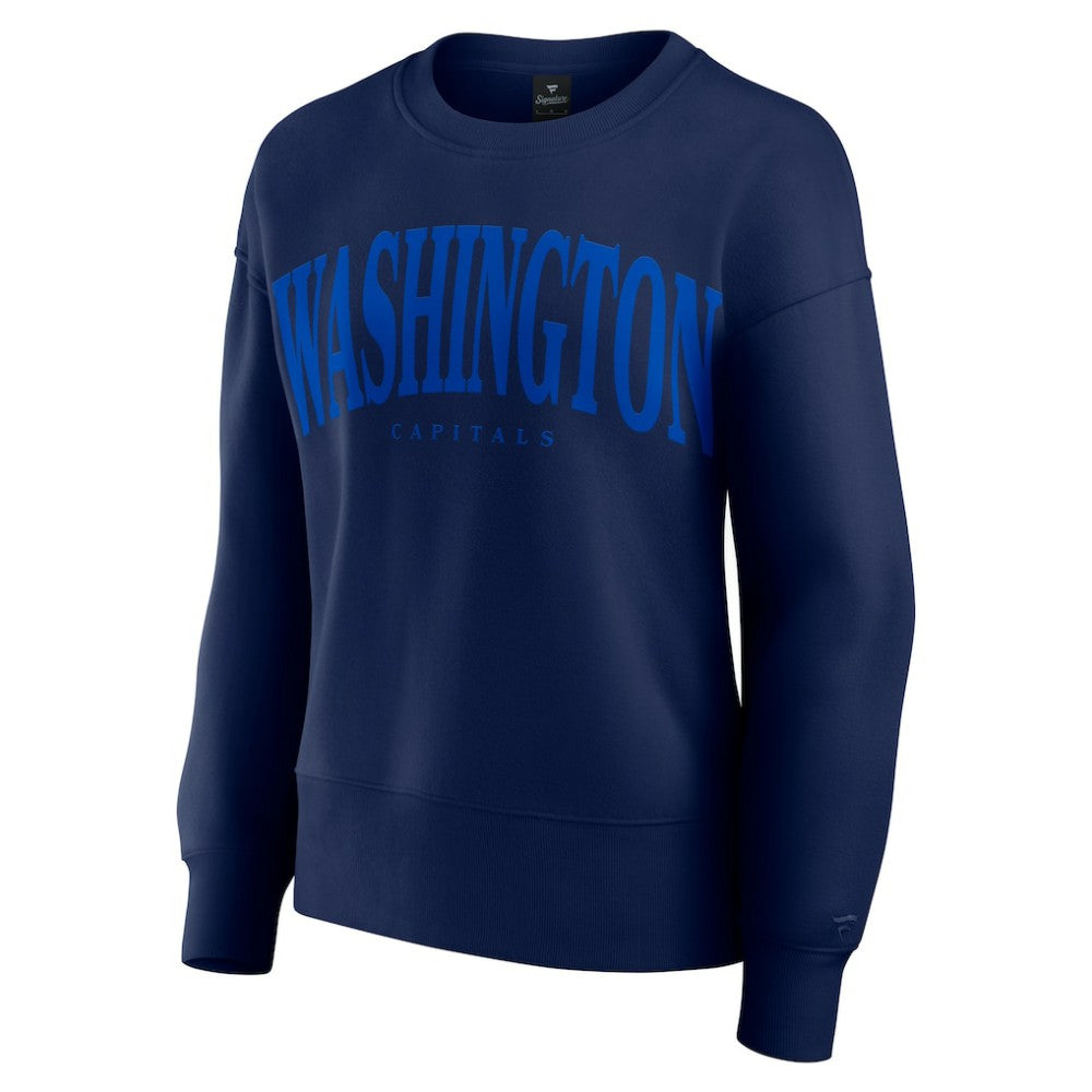 Washington Capitals Fanatics Women's Elements Flow Pullover Sweatshirt - Navy | US 201059081