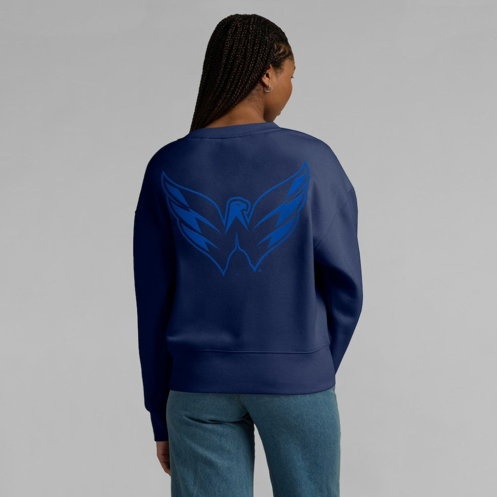 Washington Capitals Fanatics Women's Elements Flow Pullover Sweatshirt - Navy | US 201059081