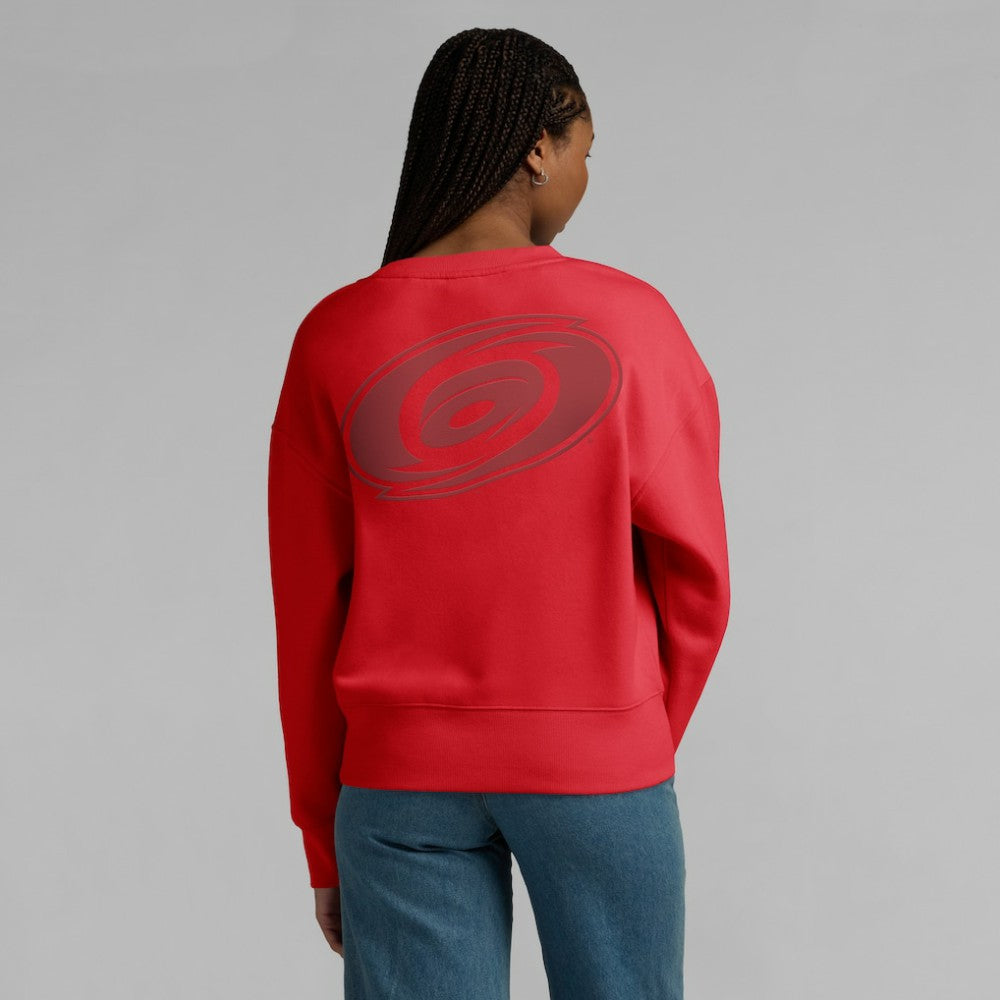 Carolina Hurricanes Fanatics Women's Elements Flow Pullover Sweatshirt - Red | US 201059086