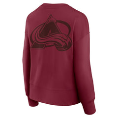 Colorado Avalanche Fanatics Women's Elements Flow Pullover Sweatshirt - Burgundy | US 201059095