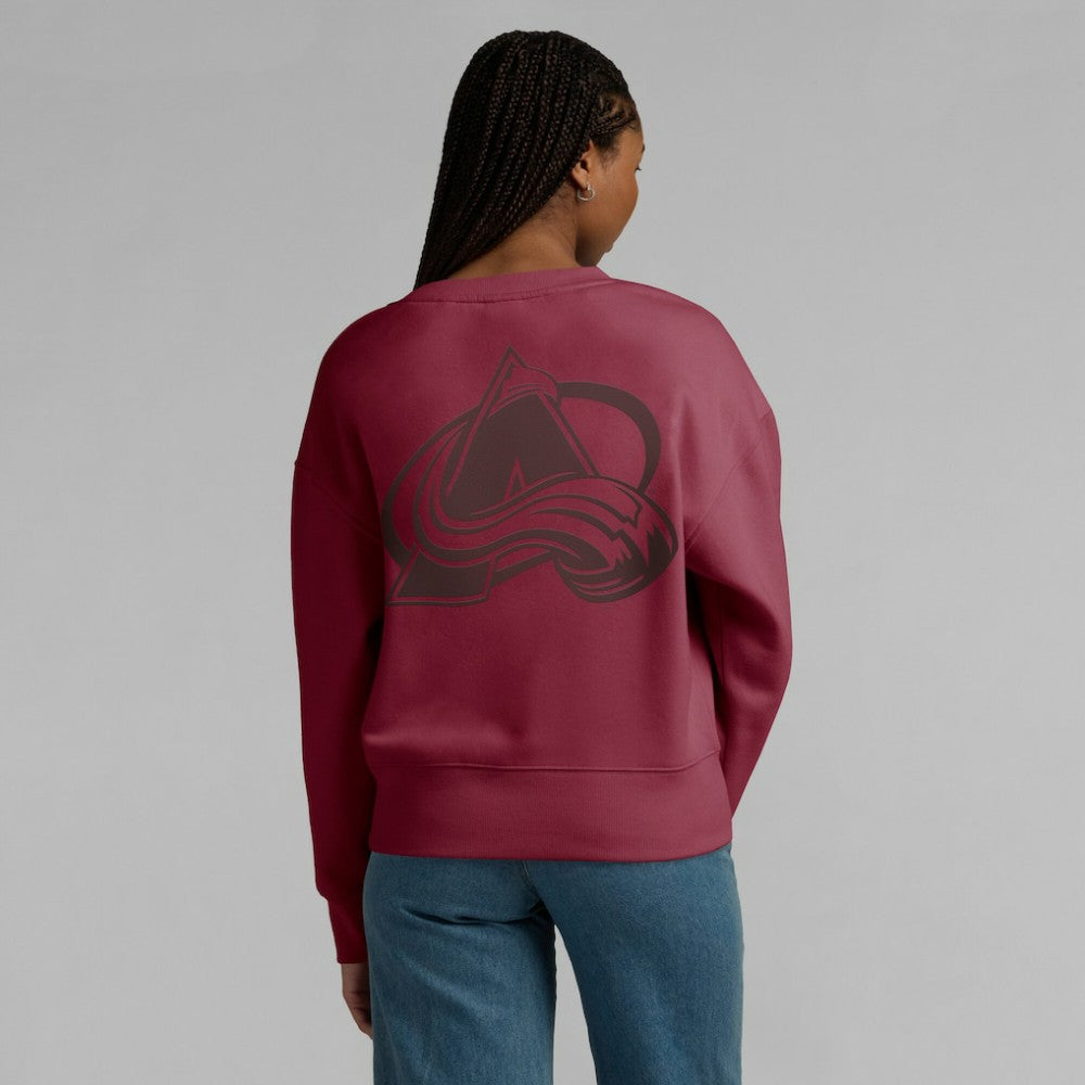 Colorado Avalanche Fanatics Women's Elements Flow Pullover Sweatshirt - Burgundy | US 201059095