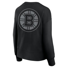 Boston Bruins Fanatics Women's Elements Flow Pullover Sweatshirt - Black | US 201059100