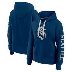 Seattle Kraken Fanatics Women's Elements Next Pullover Hoodie - Deep Sea Blue | US 201059120