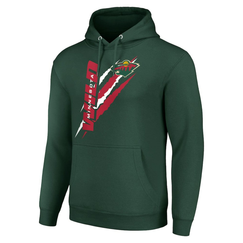Minnesota Wild Starter Color Scratch Fleece Pullover Hoodie - Green | US 201059178