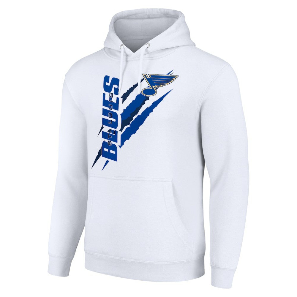St. Louis Blues Starter Color Scratch Fleece Pullover Hoodie - White | US 201059182