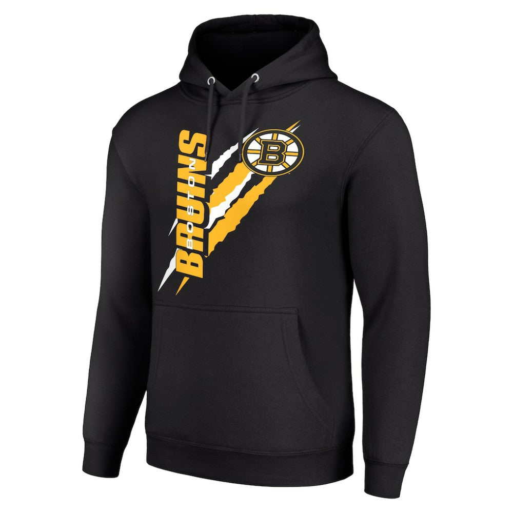 Boston Bruins Starter Color Scratch Fleece Pullover Hoodie - Black | US 201059185