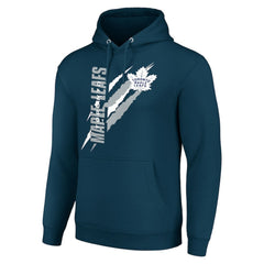 Toronto Maple Leafs Starter Color Scratch Fleece Pullover Hoodie - Blue | US 201059191