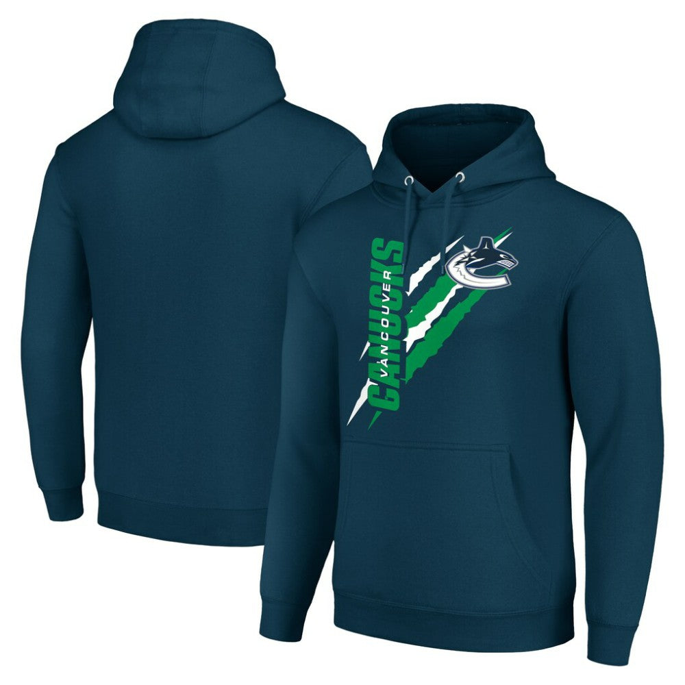 Vancouver Canucks Starter Color Scratch Fleece Pullover Hoodie - Blue | US 201059196