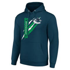 Vancouver Canucks Starter Color Scratch Fleece Pullover Hoodie - Blue | US 201059196