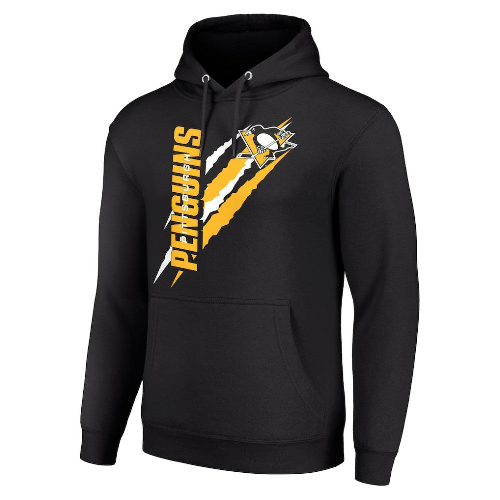 Pittsburgh Penguins Starter Color Scratch Fleece Pullover Hoodie - Black | US 201059209