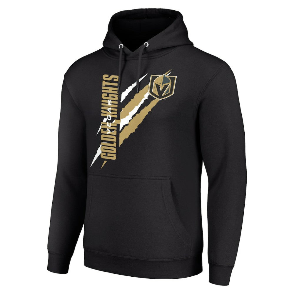 Vegas Golden Knights Starter Color Scratch Fleece Pullover Hoodie - Black | US 201059225