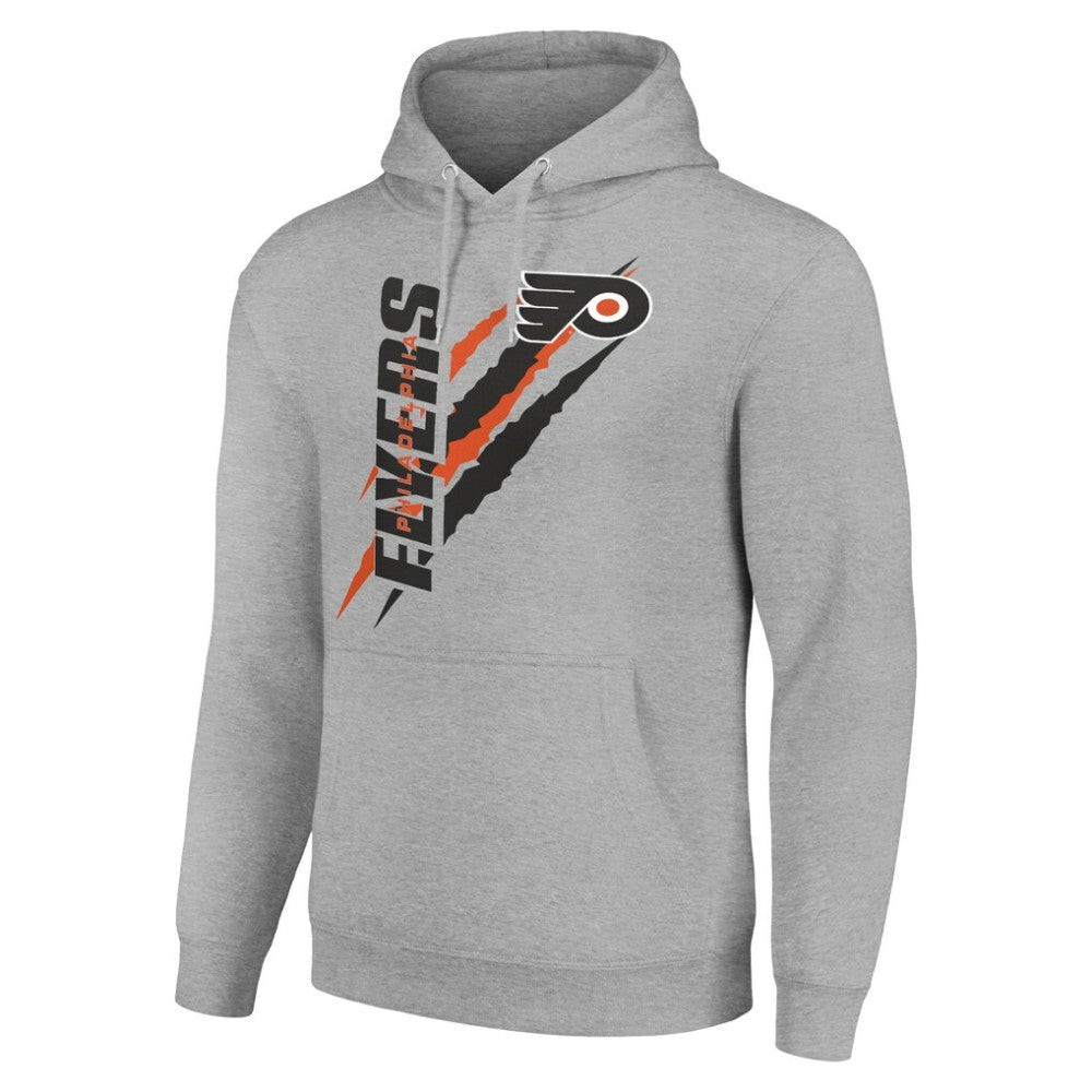 Philadelphia Flyers Starter Color Scratch Fleece Pullover Hoodie - Heather Gray | US 201059231