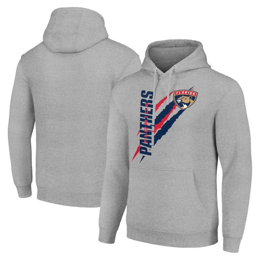 Florida Panthers Starter Color Scratch Fleece Pullover Hoodie - Heather Gray | US 201059240