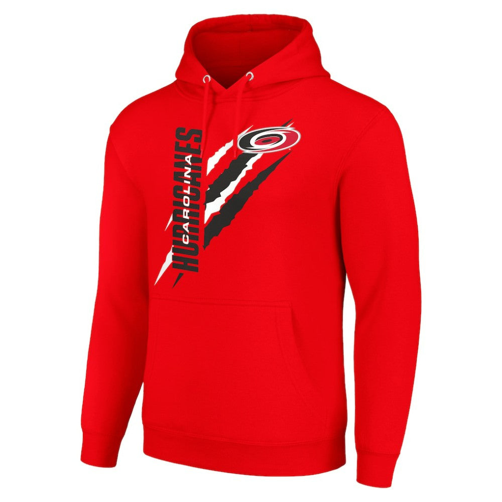 Carolina Hurricanes Starter Color Scratch Fleece Pullover Hoodie - Red | US 201059243