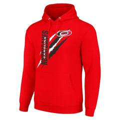 Carolina Hurricanes Starter Color Scratch Fleece Pullover Hoodie - Red | US 201059243