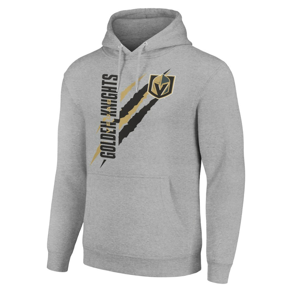 Vegas Golden Knights Starter Color Scratch Fleece Pullover Hoodie - Heather Gray | US 201059255